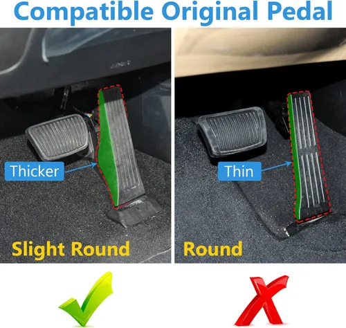 Miniatura 2 de TTCR-II Cubiertas de pedal para Hyundai Tucson Sonata y Kia Optima Sorento 2016-2025, pedales de freno para Santa Fe 2019-2025 y Sportage 17-25