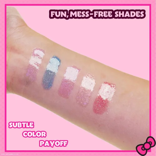 Miniatura 6 de Hello Kitty - Juego de maquillaje hidratante de 5 piezas a base de plantas, para niñas, niños pequeños, perfecto para fiestas, fiestas de pijamas