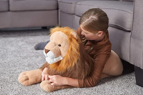 Miniatura 6 de Wild Republic Jumbo - Animal gigante de peluche, León, 30 pulgadas