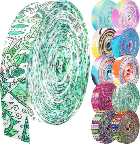 Miniatura 71 de 1.5 pulgadas Correa de nailon con patrón, correas de cinturón de nailon, correas para bolso, correas para mochila, cinturón de nailon