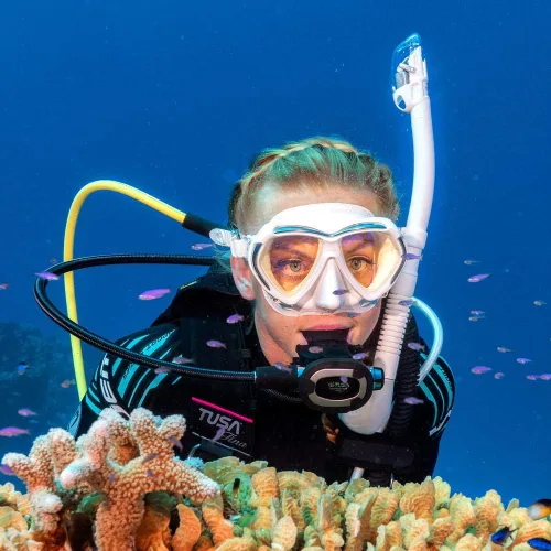 Miniatura 5 de TUSA SP-0101 Hyperdry Elite II - Tubo de snorkel para buceo Scuba