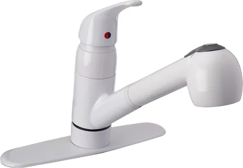 Miniatura 8 de Grifo de cocina de Pfister con un mango extraíble de 1 o 3 orificios, sin plomo, serie Pfirst, G133-10SS Acero inoxidable
