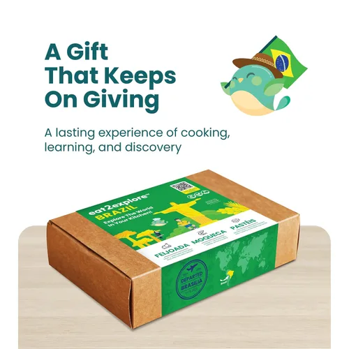Miniatura 6 de eat2explore Kit de cocina global para adultos, recetas auténticas, especias esenciales y maridajes de bebidas, perfecto para citas nocturnas