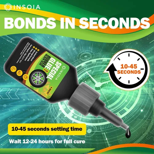 Miniatura 7 de Pegamento de goma negro, 0.71 onzas de adhesivo de goma resistente para neumáticos, tubos, zapatos, plástico, metal y proyectos de bricolaje