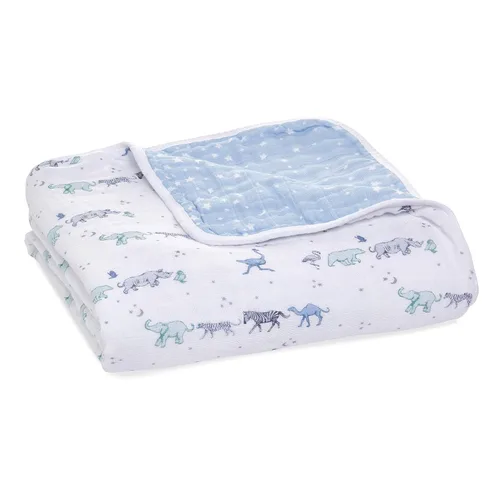 Miniatura 8 de aden + anais Manta de muselina 100% algodón orgánico para bebé, ropa de cama de cuna para recién nacidos y niños pequeños, cobija de guardería