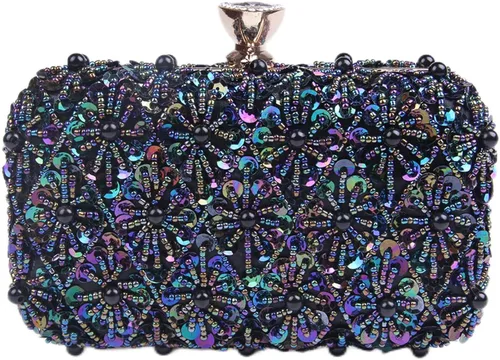 Miniatura 6 de FUKZTE Bolso cruzado de noche con purpurina para mujer