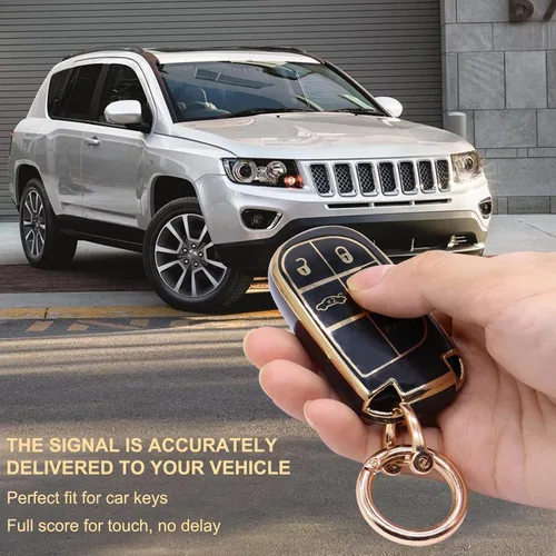 Miniatura 4 de Elegananccy para Funda de Llavero de Jeep, Negro