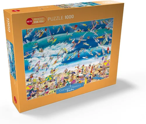 Miniatura 2 de MyPuzzle Surfing - Blachon - Clásicos de dibujos animados - Rompecabezas prémium de 1000 piezas para adultos