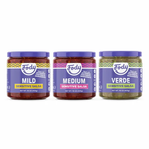 Miniatura 9 de Fody Foods Salsa mediana, 16 onzas, sin ajo y cebolla, bajo certificado FODMAP, apto para el intestino y el SII, vegano, sin OMG, sin gluten, apto