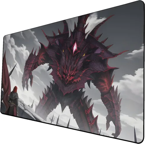 Miniatura 30 de Tapete de juego de cartas coleccionables AI Painting – Tapete de juego MTG con zonas, 24 x 14 pulgadas, tapete de juego MTG de alta calidad – El