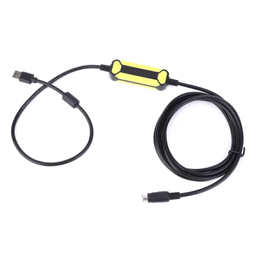 Miniatura 8 de ViaGasaFamido Cable de programación Cable de datos apto para FX1S/1N/2N/3U FX Series PLC USB-SC09-FX Línea de descarga de cable de 8.2 ft Línea