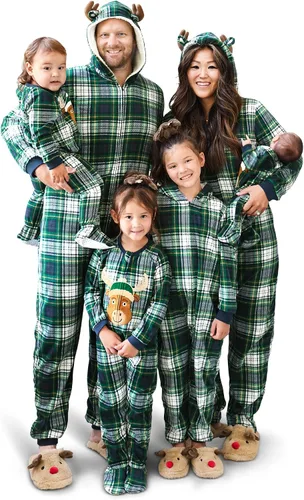 The Children's Place Kids' Family Matching, Christmas Pajama Sets. Fleece Seasonal