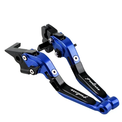 Miniatura 3 de NIKKHO Palanca de embrague de freno para BA & JAJ PULSAR200/NS200 PULSAR135 Pulsar 200 NS200 RS200 A motocicleta CNC aluminio plegable ajuste