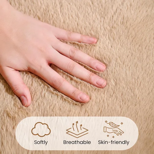 Miniatura 4 de Sillas Puf para Adultos, Silla Puf de Lectura para Adolescentes con Reposabrazos de Pétalos, Cómoda Silla Puf Esponjosa de Piel Sintética