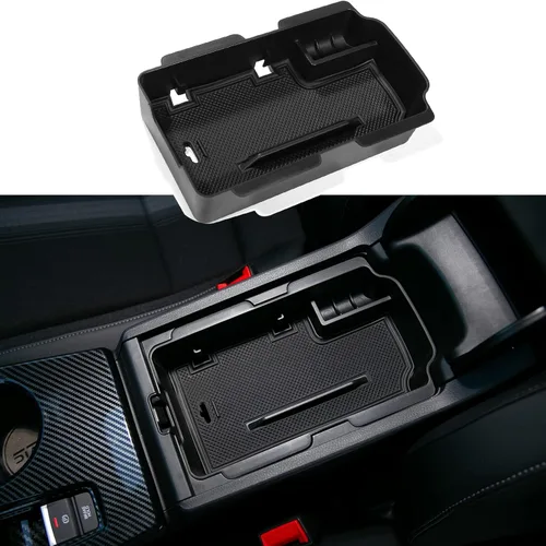 CKE Para Civic de 11ª generación con CVT compatible con Honda Civic 2026 2025 2024 2023 2022 Accesorios Caja de consola central de automóvil, caja