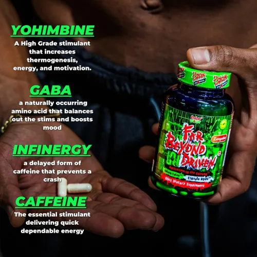 Miniatura 7 de Psycho Pharma Far Beyond Driven, para aumentar la energía para quemar con un enfoque mejorado, estado de ánimo positivo.