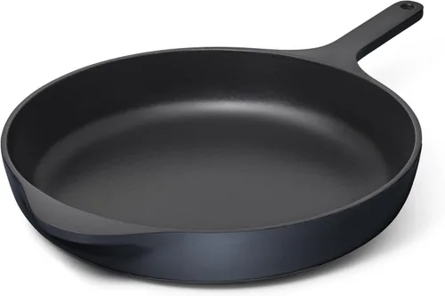 Miniatura 11 de Sartén de Hierro Fundido Caraway - Sartén de Hierro Fundido Esmaltado de 10.5" con Recubrimiento de Esmalte de 3 Capas - Sin Necesidad de Sazonado