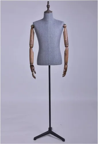 Miniatura 8 de Cuerpo de maniquí femenino, maniquí de costura, torso, maniquí masculino y femenino, forma de vestido de maniquí de altura ajustable