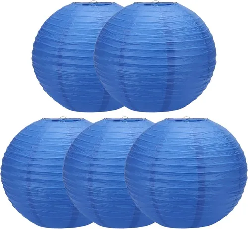Balagan Linternas de papel japonesas chinas de 16 pulgadas 5 paquetes (azul, 16 pulgadas) BLG-220503 0