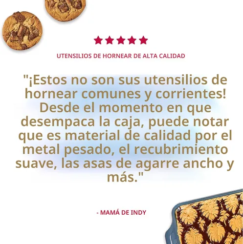 Miniatura 10 de All-Clad Pro-Release - Juego de utensilios antiadherentes para hornear, 10 piezas, aptos para horno, media hoja de 450 °F, bandeja para galletas