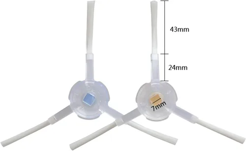 Miniatura 7 de 4 pares de cepillos laterales de repuesto compatibles con NARWAL T10 J1 J2 robot aspirador accesorios