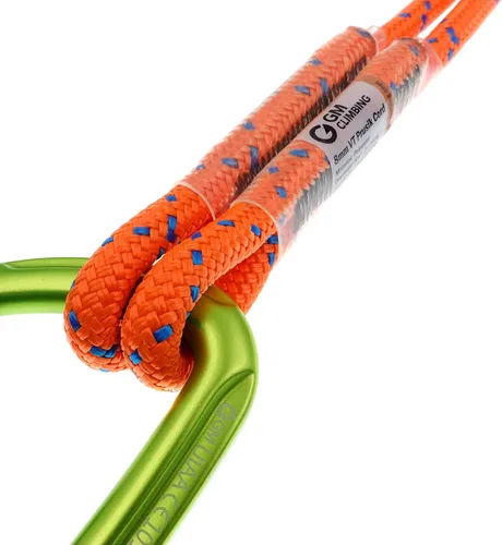Miniatura 3 de GM CLIMBING 8mm (5/16") Prusik Swen Ojo a Ojo Precosido 30 pulgadas / 45 pulgadas Naranja-45 pulgadas