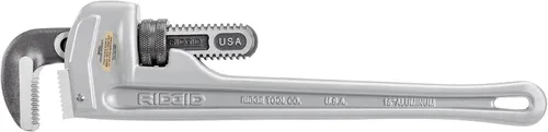 Miniatura 6 de RIDGID 25638 Modelo 975 2 en 1 Máquina ranuradora de rollos combinada portátil y llave de tubo recta de aluminio RIDGID 31100 modelo 818 Paquete