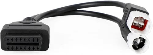 Miniatura 3 de Cable adaptador de 3 pines/4 pines a 16 pines OBD2 diagnóstico de fallas del motor y detector para motocicletas Yamaha Cable adaptador OBD