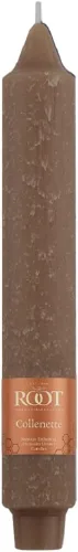 Miniatura 3 de Root Candles Juego de 4 velas sin perfume para cena, sin goteo, con cera de abeja mejorada, Timberline™ Collenette, en caja, 9 pulgadas, Portobello