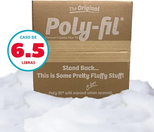 Miniatura 2 de Fairfield The Original Poly-Fil, relleno de fibra de poliéster de alta calidad, relleno de almohada suave, relleno para animales de peluche