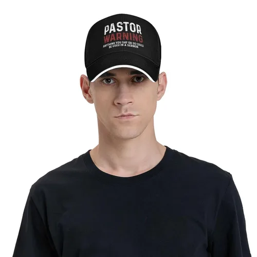 Miniatura 17 de Regalos de agradecimiento para pastores, regalos para pastores para hombres, sombrero de advertencia para pastor, gorra de advertencia para pastor
