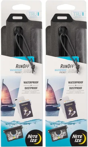 Miniatura 9 de Nite Ize Runoff - Bolsillo impermeable para pasaportes, teléfonos y artículos esenciales de viaje, bolsa seca con protección resistente para viajes
