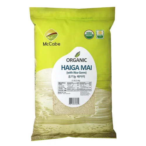 Miniatura 9 de McCabe Mezcla orgánica de 8 granos mixtos – Mezcla de arroz de granos integrales orgánicos 12 libras Rico en fibra y minerales Certificado USDA