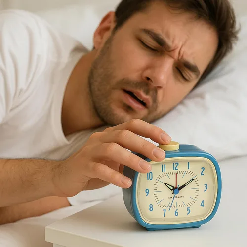 Miniatura 6 de Reloj con alarma cuadrado, de la marca Kikkerland
