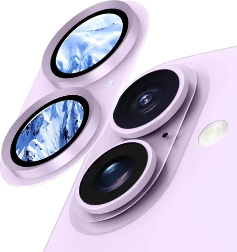 Miniatura 10 de Protector de lente de cámara para iPhone 15/iPhone 15 Plus/iPhone 14/iPhone 14 Plus, pantalla de cubierta de cámara de vidrio templado de aleación