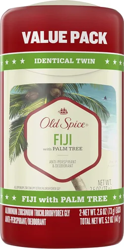 Old Spice Fresher Collection - Desodorante y antitranspirante para hombre, aroma Fiyi, 2.6 onzas Ea, cuenta 2