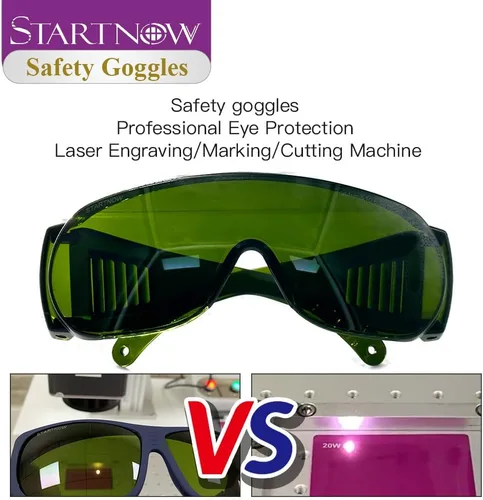 Miniatura 3 de STARTNOW Gafas de seguridad láser 1064nm para grabado láser Soldadura Protección ocular OD6+escudo protector Galsses