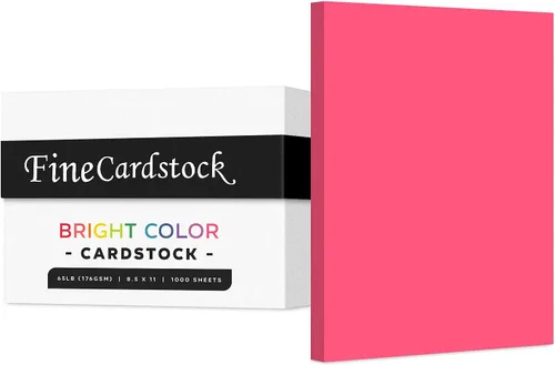 Miniatura 2 de Papel de alta calidad para tarjetas de colores, caja de 1000 hojas, cartulina de peso medio de 65 libras, perfecta para suministros escolares, artes