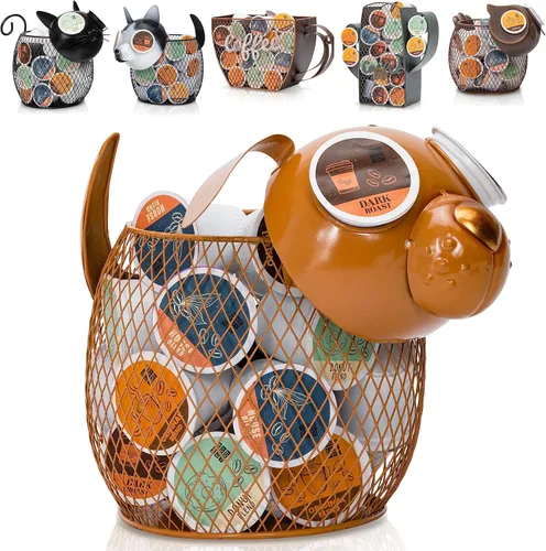 Miniatura 15 de Made Easy Kit Organizador de cápsulas de café – Decoración funcional de la barra de café para el hogar – Accesorios de almacenamiento de encimera