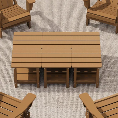 Miniatura 36 de SERWALL Mesa Adirondack de exterior - Mesa auxiliar gris