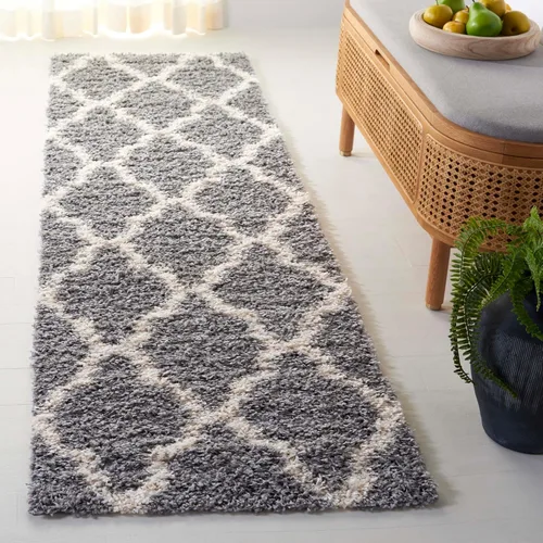 Miniatura 23 de Safavieh - Dallas Shag Collection SGD257A - Alfombra de área con diseño de enrejado de 10 x 14 pies