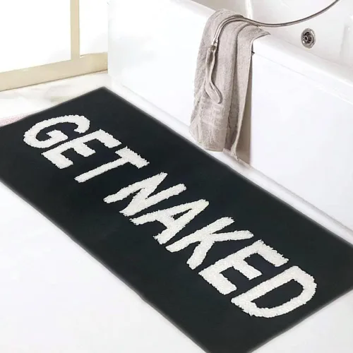 Miniatura 16 de Zeeinx Get Naked - Tapete de baño lindo para decoración de baño, alfombras de baño antideslizantes de microfibra lindas, decoración de baño Verde