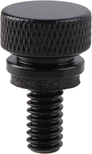 Miniatura 2 de Perno de asiento de acero inoxidable Tornillo de montaje trasero negro compatible con Harley Davidson 1996-2024, 2