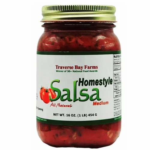 Miniatura 3 de Traverse Bay Farms Salsa gruesa - Medio Calor: Hecho en pequeños lotes con la mayor cantidad de productos cultivados localmente como sea posible.