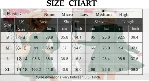 Miniatura 7 de Shermia Vestido de manga larga con cuello en V para mujer, vestidos fruncidos de gasa, mini vestido babydoll con bolsillos