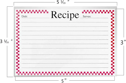 Miniatura 3 de Protectores de tarjetas de recetas 3x5,100 unidades,Cubiertas de tarjetas de receta,Funda de tarjeta de índice
