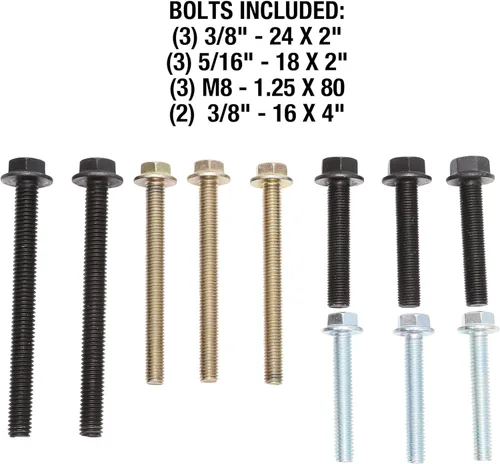 Miniatura 3 de OEMTOOLS 25053 Juego de extractor de equilibrador armónico resistente, reparación y mantenimiento del motor, construcción duradera de acero aleado
