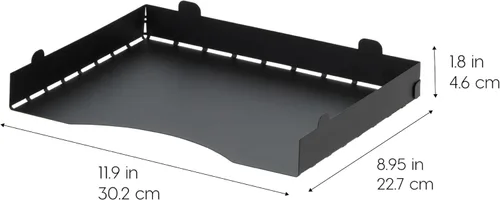 Miniatura 2 de IRIS USA Bandeja organizadora de papel de metal para cartas, paquete de 4, para documentos de documento de papeleo para cartas/A4, organizador