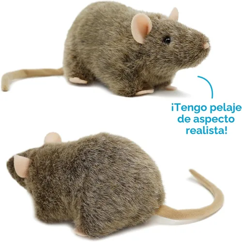 Miniatura 4 de TigerHart Reuben La Rata - Peluche de ratón de 7 pulgadas