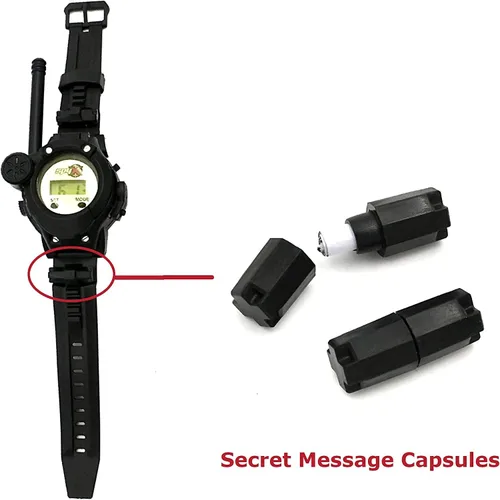Miniatura 8 de SpyX / Spy Wrist Talkies. 8-1 Walkie Talkies multifuncional Toy Spy Watch para niños. Reloj espía de radio bidireccional manos libres para agente